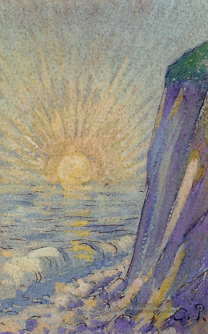 Sonnenaufgang auf dem Meer Camille Pissarro Ölgemälde